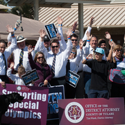 District Attorney's Office Takes A Plunge To Benefit Special Olympics