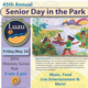 Senior Day in the Park Scheduled for May 16